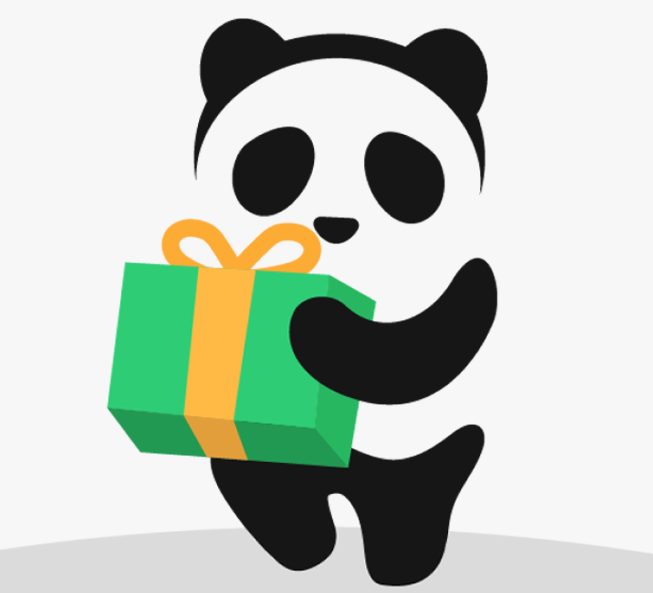 Dispute Panda Holding Gift